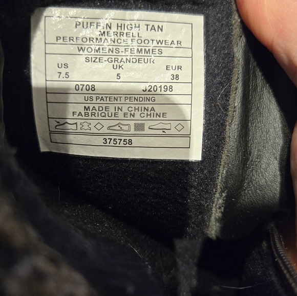 🔥HOST PICK🔥 Merrell | Puffin High Tan Women's Winter Boots, Size 7.5 - Picture 10 of 13